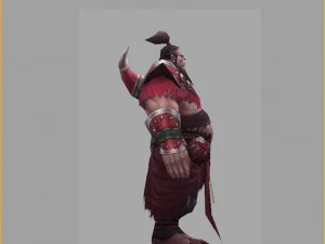 low poly 3d characters - elite mobs 3D Model