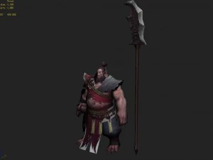 low poly 3d characters - elite mobs 3D Model
