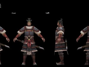 low poly 3d characters - arena manager 3D Model