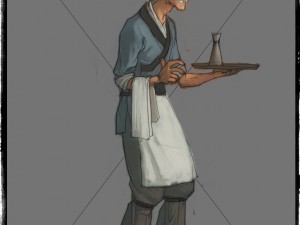low poly 3d characters-hotel little two Modelo 3D