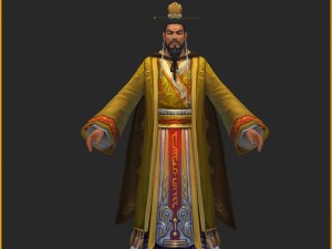 low poly 3d characters-king 3D Modell