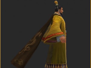 low poly 3d characters-king 3D Modell