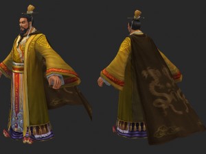 low poly 3d characters-king 3D Modell