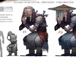 low poly 3d characters-bitter fruit monk 01 Modello 3D