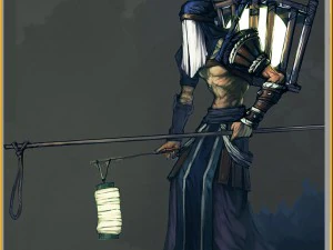 low poly 3d characters - fishing moon people 3D Model