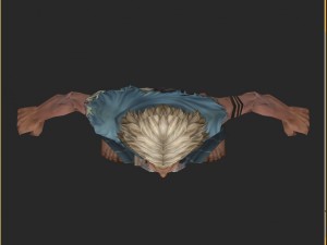 low poly 3d characters-away from Model 3D