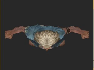 low poly 3d characters-away from 3D Model