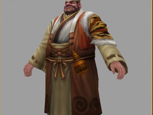 low poly 3d characters-liu shuqin 3D Model