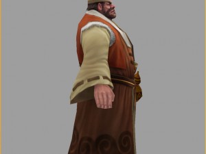 low poly 3d characters-liu shuqin 3D Model