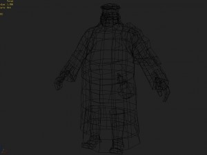 low poly 3d characters-liu shuqin 3D Model