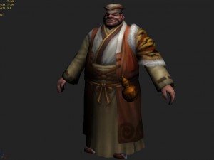 low poly 3d characters-liu shuqin 3D Model