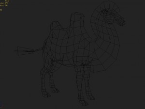low poly 3d characters-camel 3D-Modell