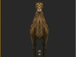 low poly 3d characters-camel 02 3D Model