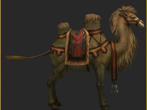 low poly 3d characters-camel 02 3D Model