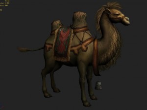 low poly 3d characters-camel 02 3D Model
