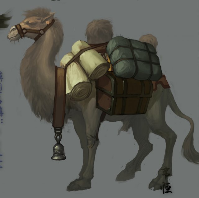 low poly 3d characters-camel 03 3D-Modell .c4d .max .obj .3ds .fbx .stl .blend 