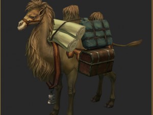 low poly 3d characters-camel 03 3D-Modell