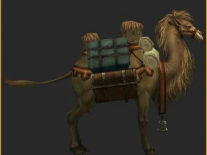 low poly 3d characters-camel 03 3D Model