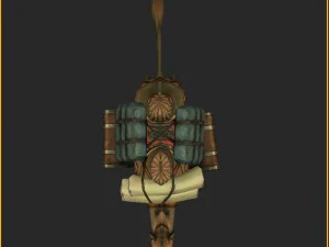 low poly 3d characters-camel 03 3D Model