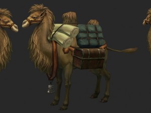 low poly 3d characters-camel 03 3D-Modell