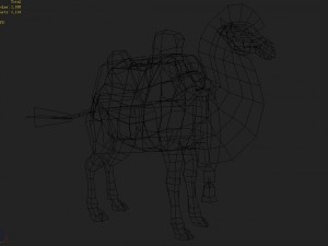 low poly 3d characters-camel 03 3D-Modell