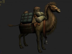 low poly 3d characters-camel 03 3D-Modell