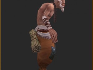 low poly 3d characters-lounge Modello 3D