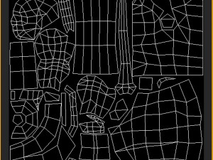 low poly 3d characters-lounge Modello 3D