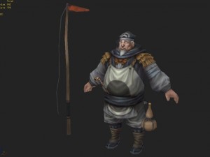 low poly 3d characters- groom zhao wuji 3D Model