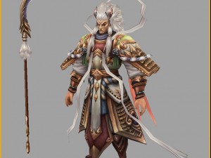 low poly 3d characters-horse ming wang 3D Модель