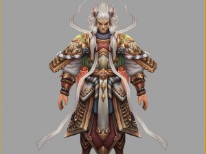 low poly 3d characters-horse ming wang 3D Модель