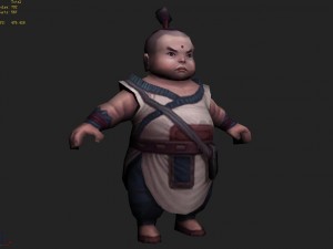 low poly 3d characters-miu bao Model 3D