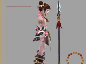 low poly 3d characters- where 01 Model 3D