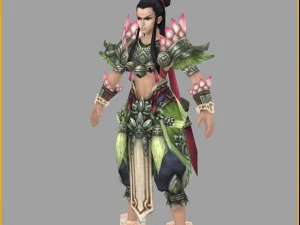 low poly 3d characters-where real body 3D Model