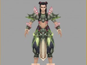 low poly 3d characters-where real body 3D Model