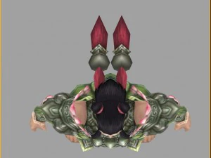 low poly 3d characters-where real body 3D Model