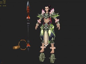 low poly 3d characters-where real body Modello 3D