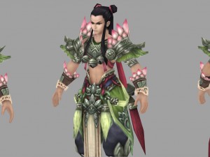 low poly 3d characters-where real body Modello 3D