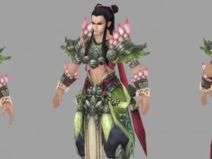 low poly 3d characters-where real body 3D Model