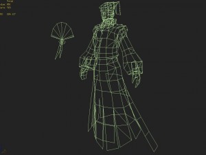 low poly 3d characters - men phantom 3D 模型
