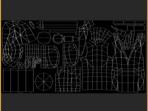 low poly 3d characters-refugees Model 3D