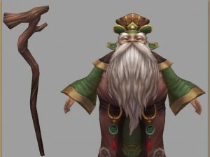 low poly 3d characters-pan silk land public 3D Model