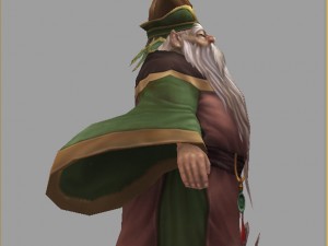 low poly 3d characters-pan silk land public Modelo 3D
