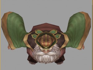 low poly 3d characters-pan silk land public Modelo 3D