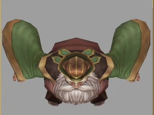 low poly 3d characters-pan silk land public 3D Model