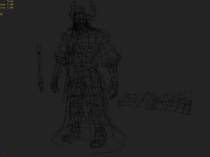 low poly 3d characters-judge Modello 3D