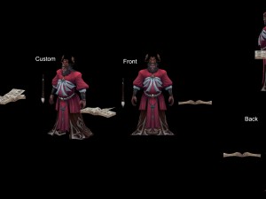 low poly 3d characters-judge Modello 3D
