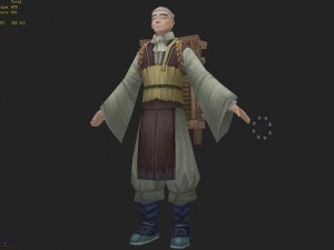 low poly 3d characters - study in japan 3D मॉडल