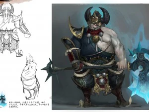 low poly 3d characters-destruction 3D Model