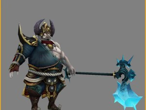 low poly 3d characters-destruction 3D Model